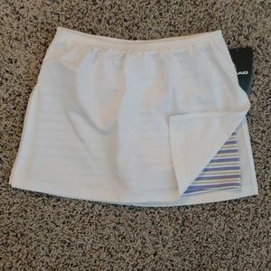 NWT White HEAD Tennis Skirt - M